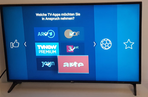 Fire TV Cube Apps auf dem TV